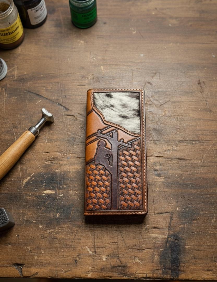 Lineman Leather Wallet Cowhide