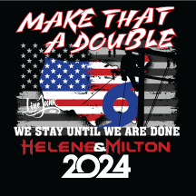 Make it a Double Hurricane Sticker 2024