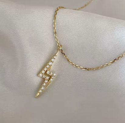 Linewife Bolt Necklace