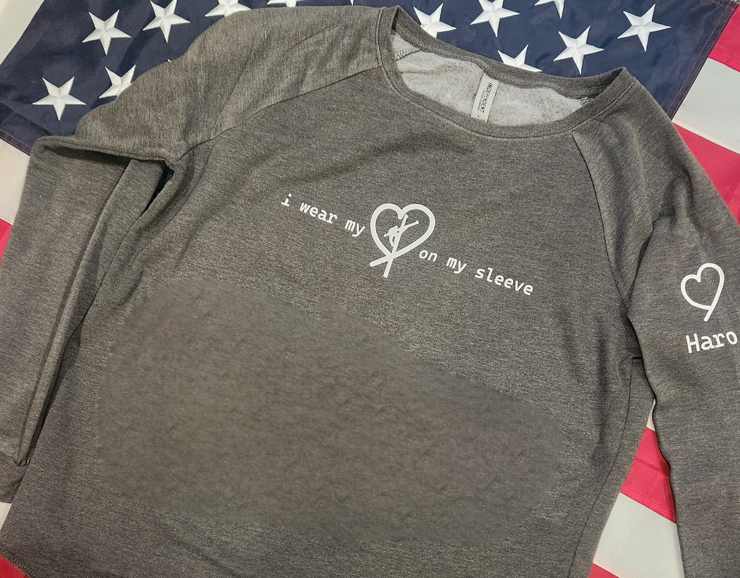 I wear my heart on my sleeve