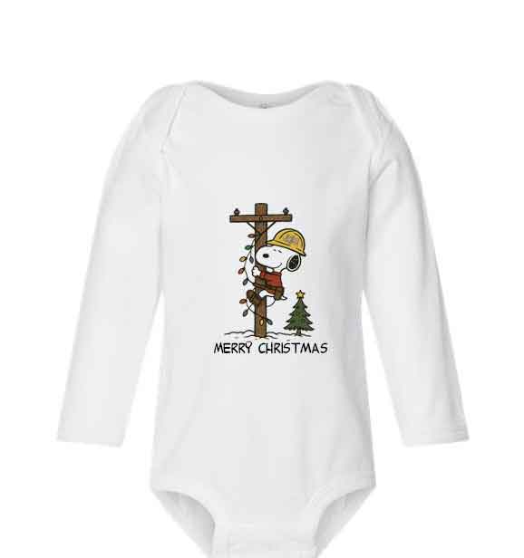 Snoopy Christmas Lineman Pole 25