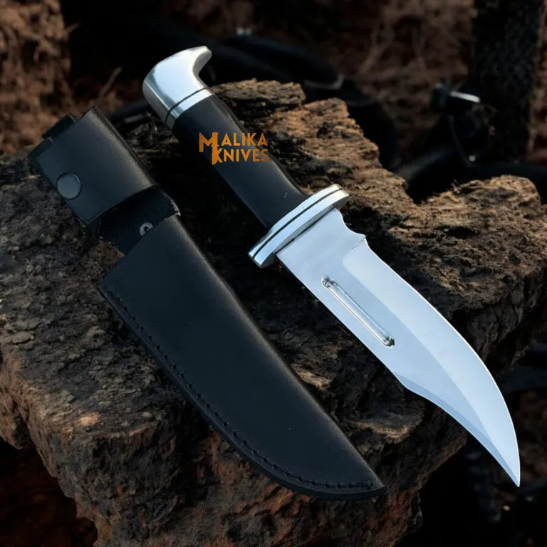 Clip Point Bowie Knife 6” D2 Steel | G10 Handle