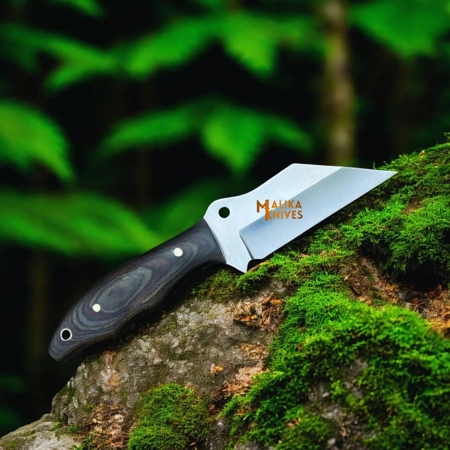 Compact D2 Hunting Knife | Fixed Blade with G10 Handle