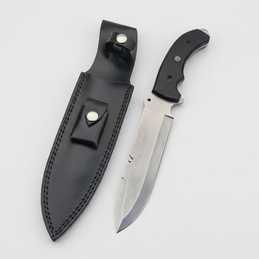 Spear Point Bowie Knife D2 Steel G10 Micarta
