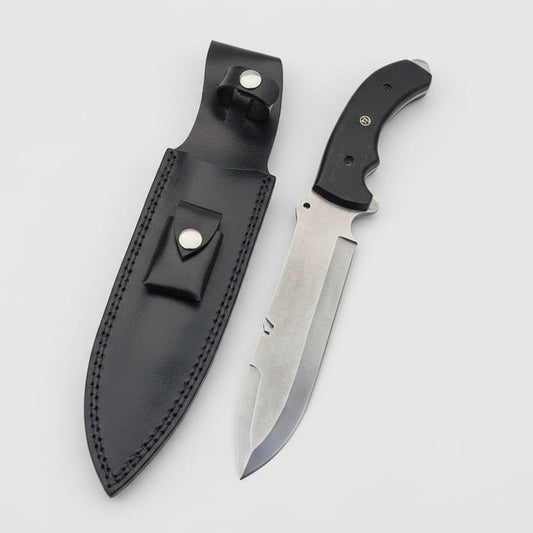 Spear Point Bowie Knife D2 Steel G10 Micarta