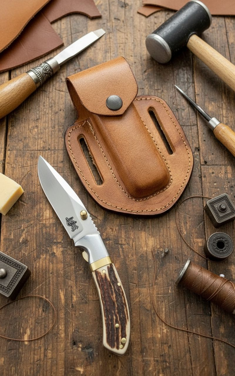 Handmade Folding Knife  020