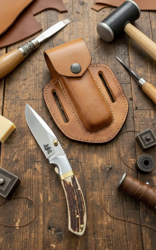 Handmade Folding Knife  020