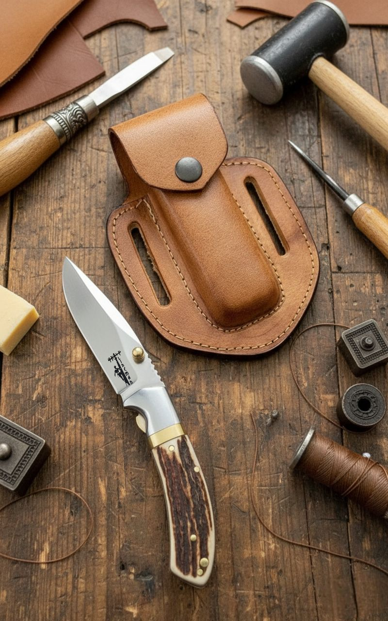 Handmade Folding Knife  020