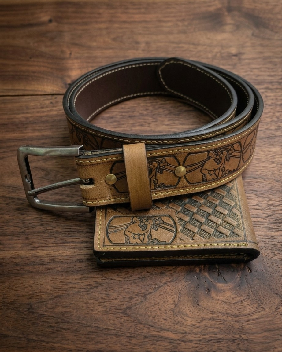 Lineman Belt Wallet Combo