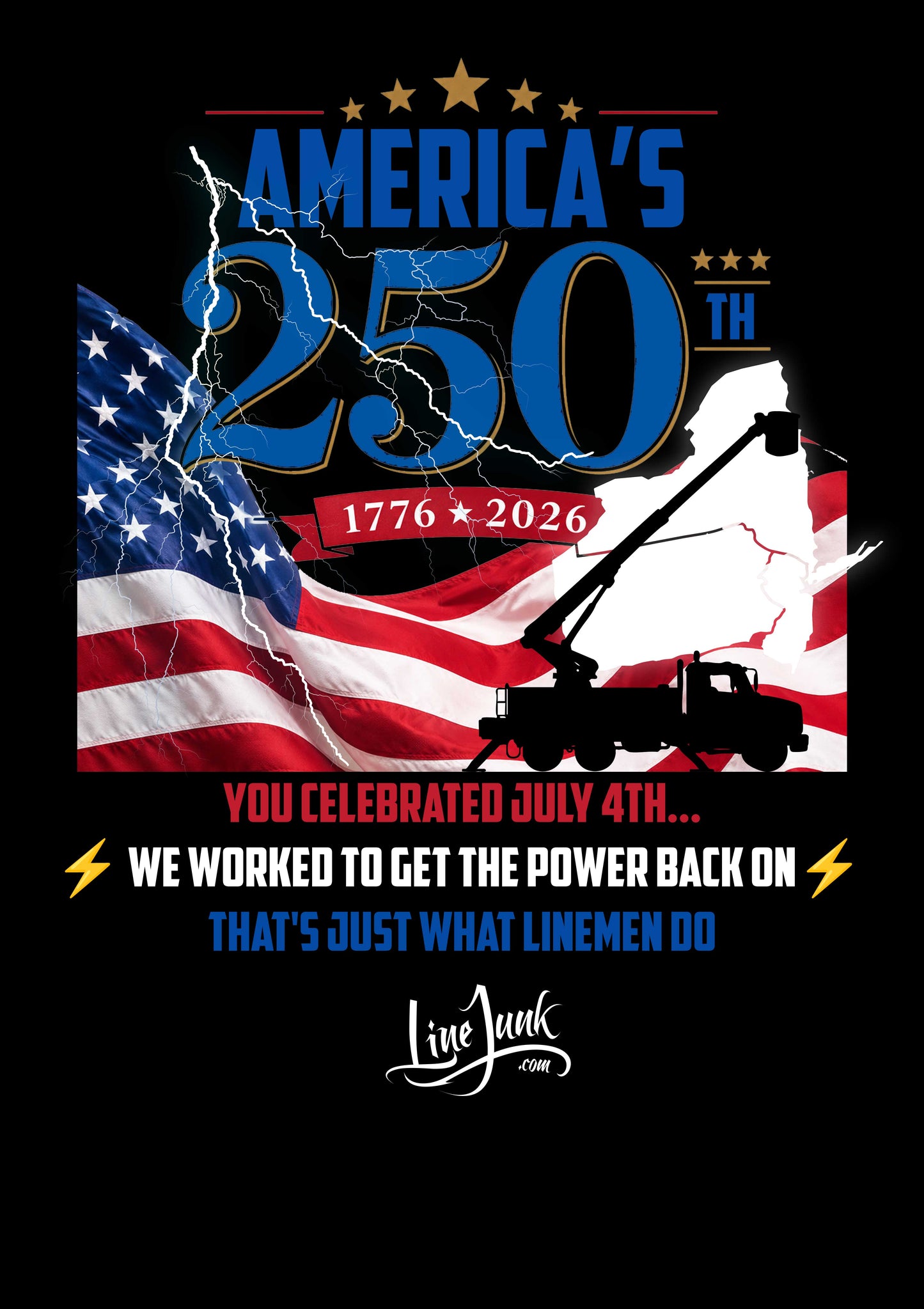 250th Lineman On Storm