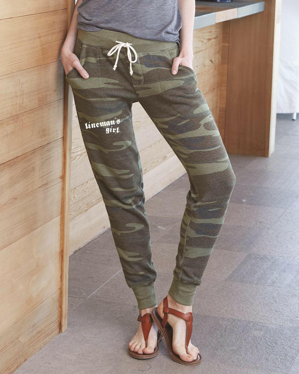 Linemans Girl Camo Jogger