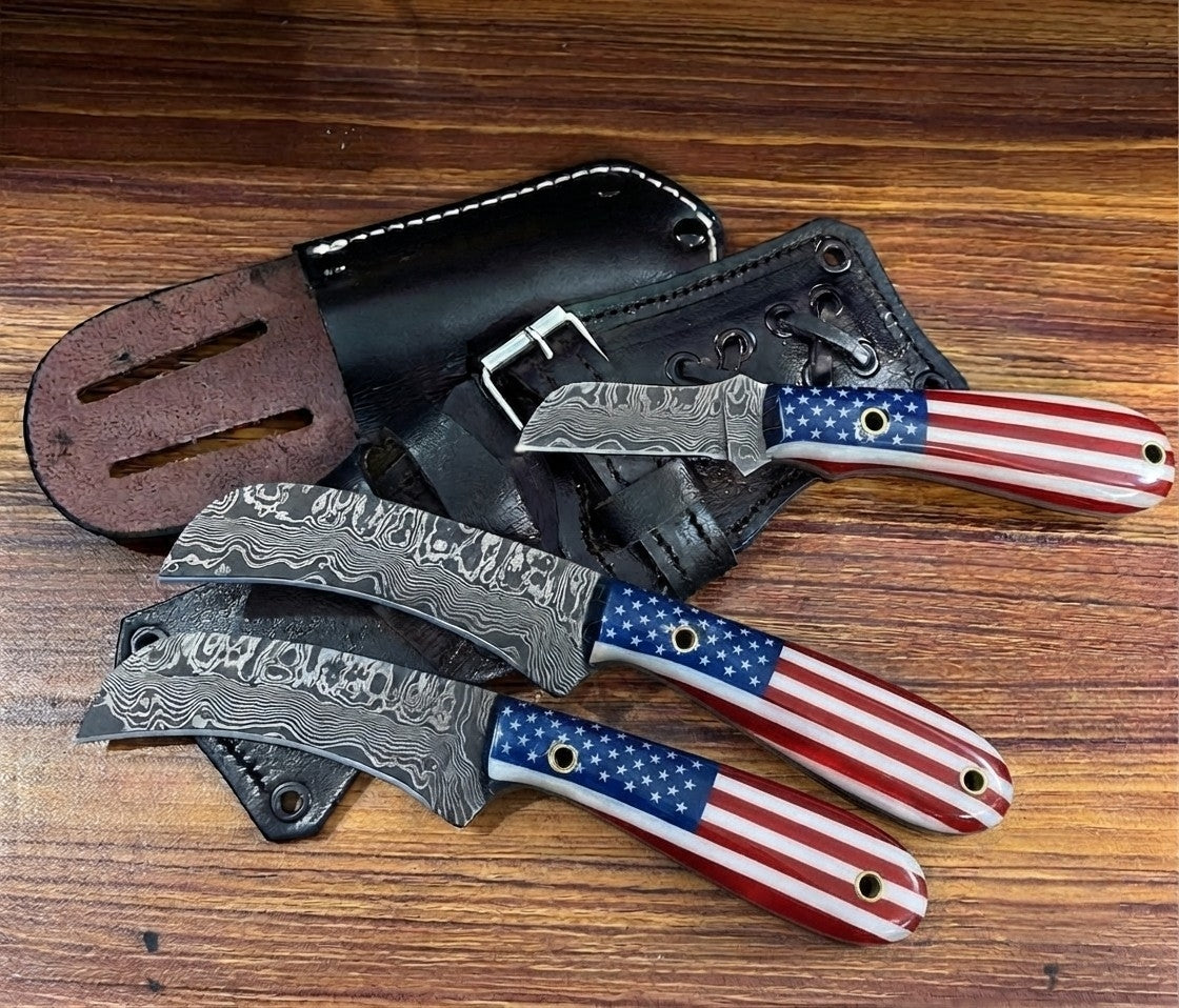 Knife Lineman Black set of 3 #006