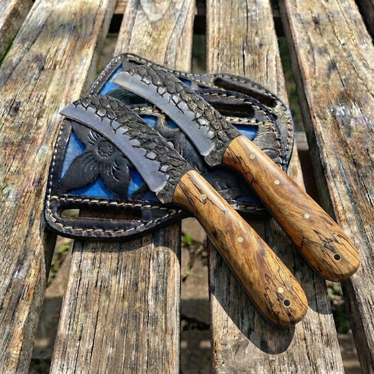Knife Hawkbill with Leather Sheath 0113