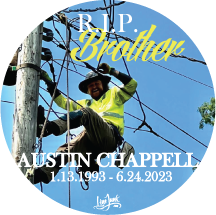 Austin Chappell Fundraiser Sticker