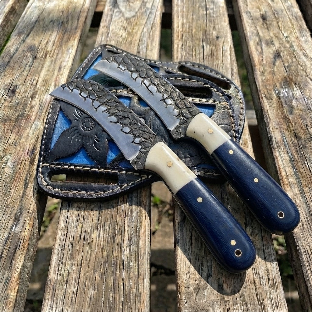 Knife Hawkbill with Leather Sheath 0113