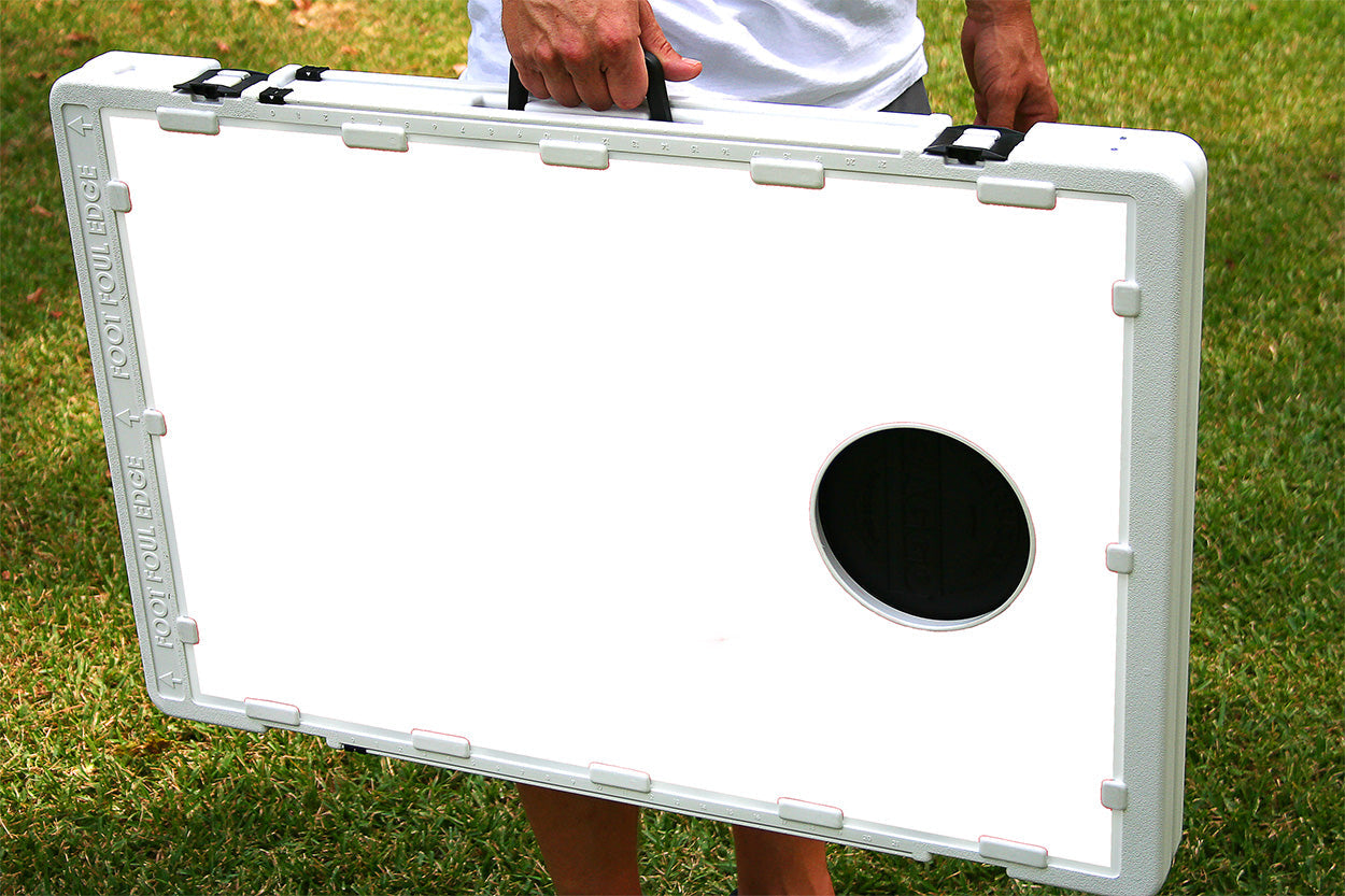 USA Flag Lineman Portable Cornhole 2'x3' Baggo Bean Bag Toss Game