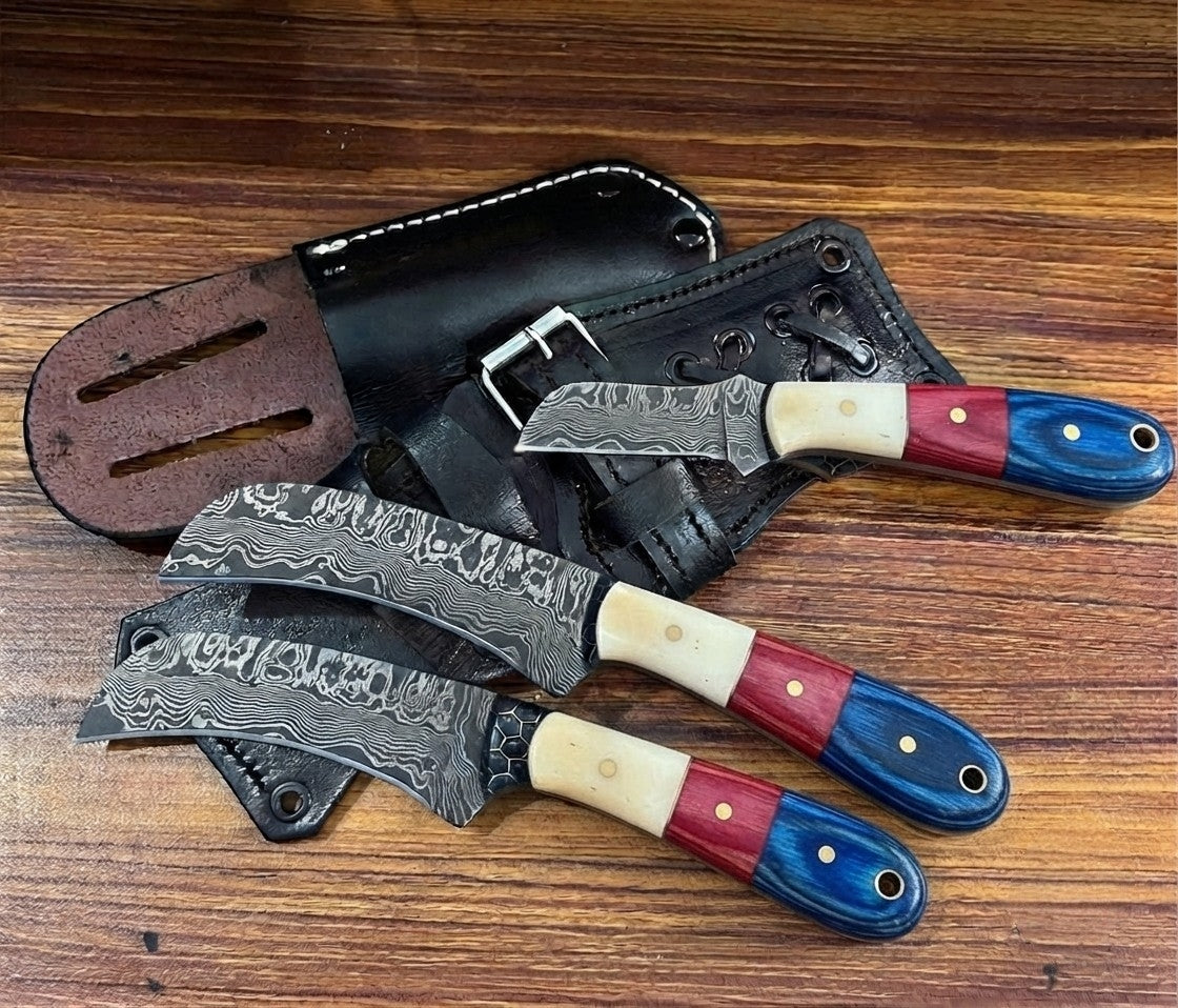 Knife Lineman Black set of 3 #006