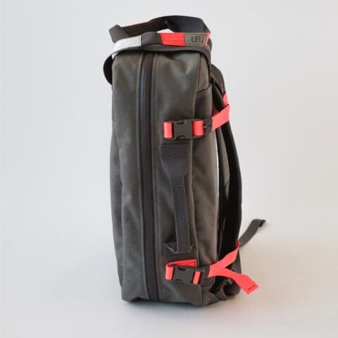 LUSB131 Black Flag Backpack, 50#, 20x16x6