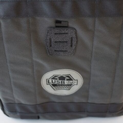 LUSB131 Black Flag Backpack, 50#, 20x16x6