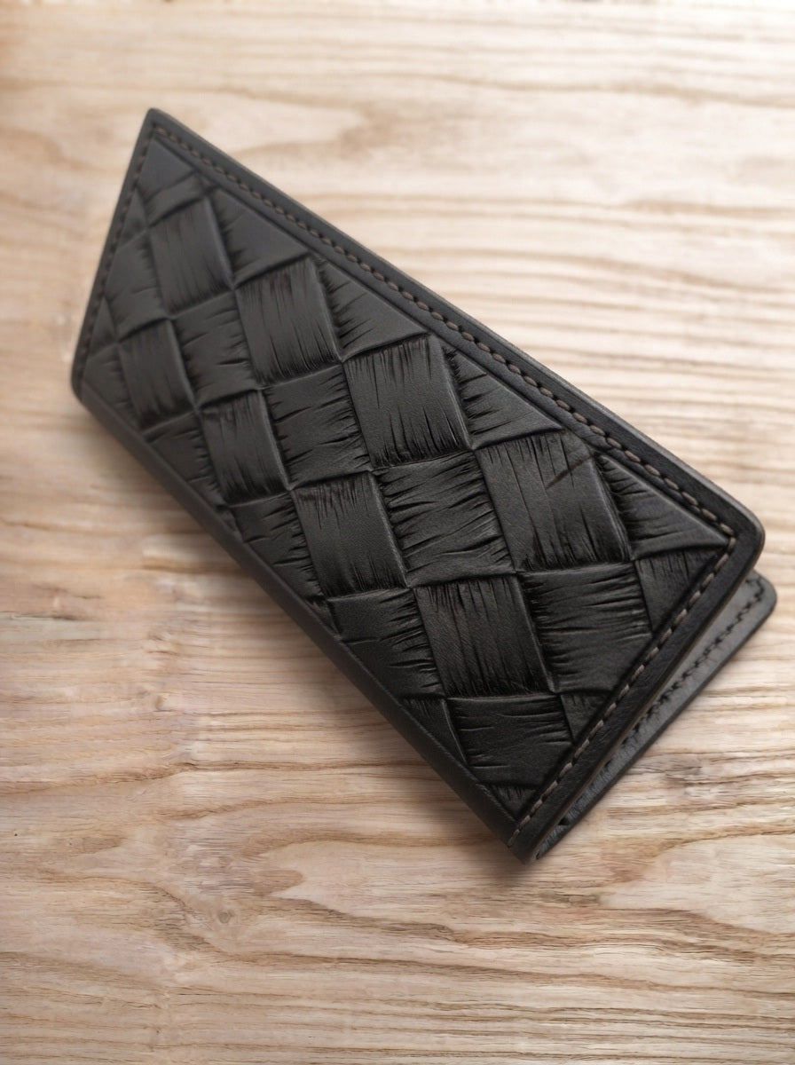 Lineman Leather Wallet with Flag