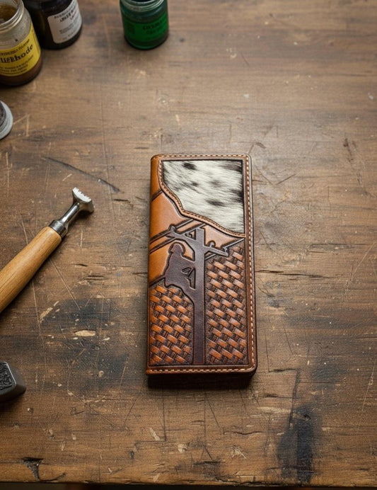 Lineman Leather Wallet Cowhide