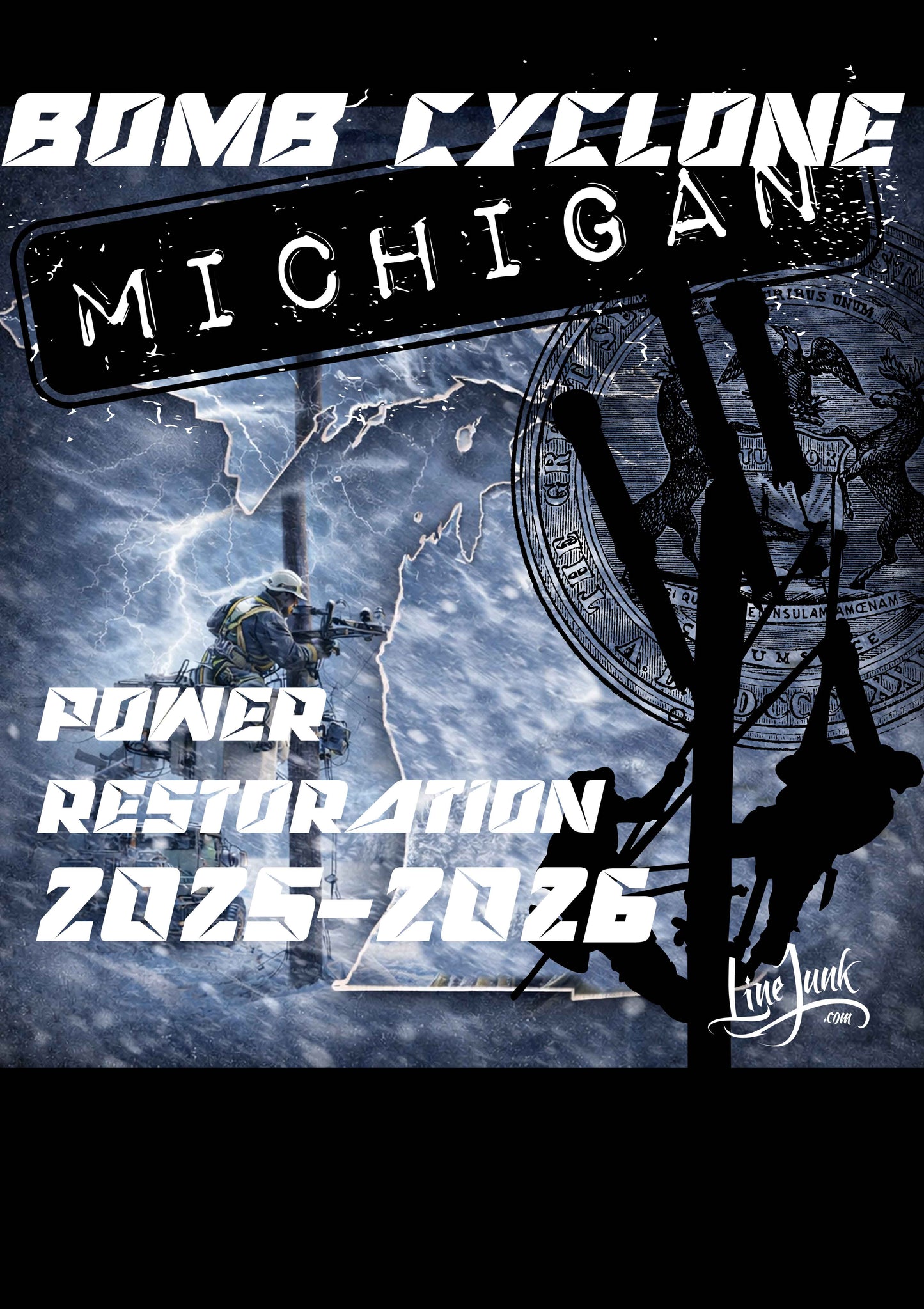 Michigan Storm Bomb Cyclone 25-26