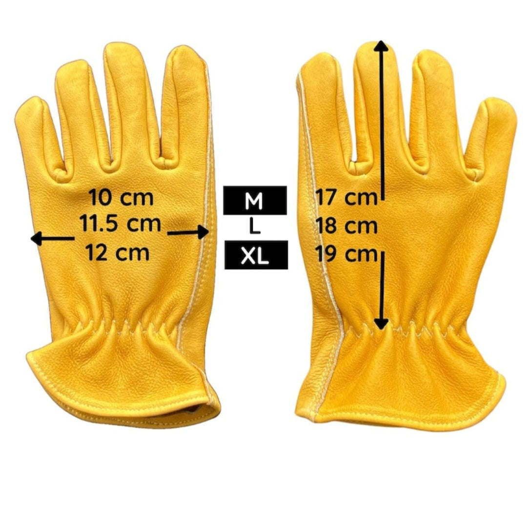 Working leather gloves