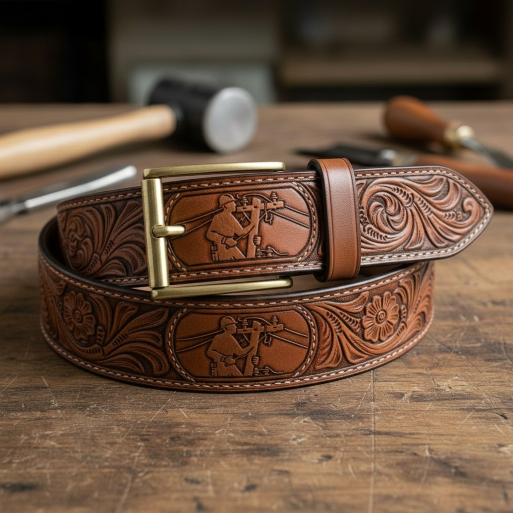 Lineman Leather Belt