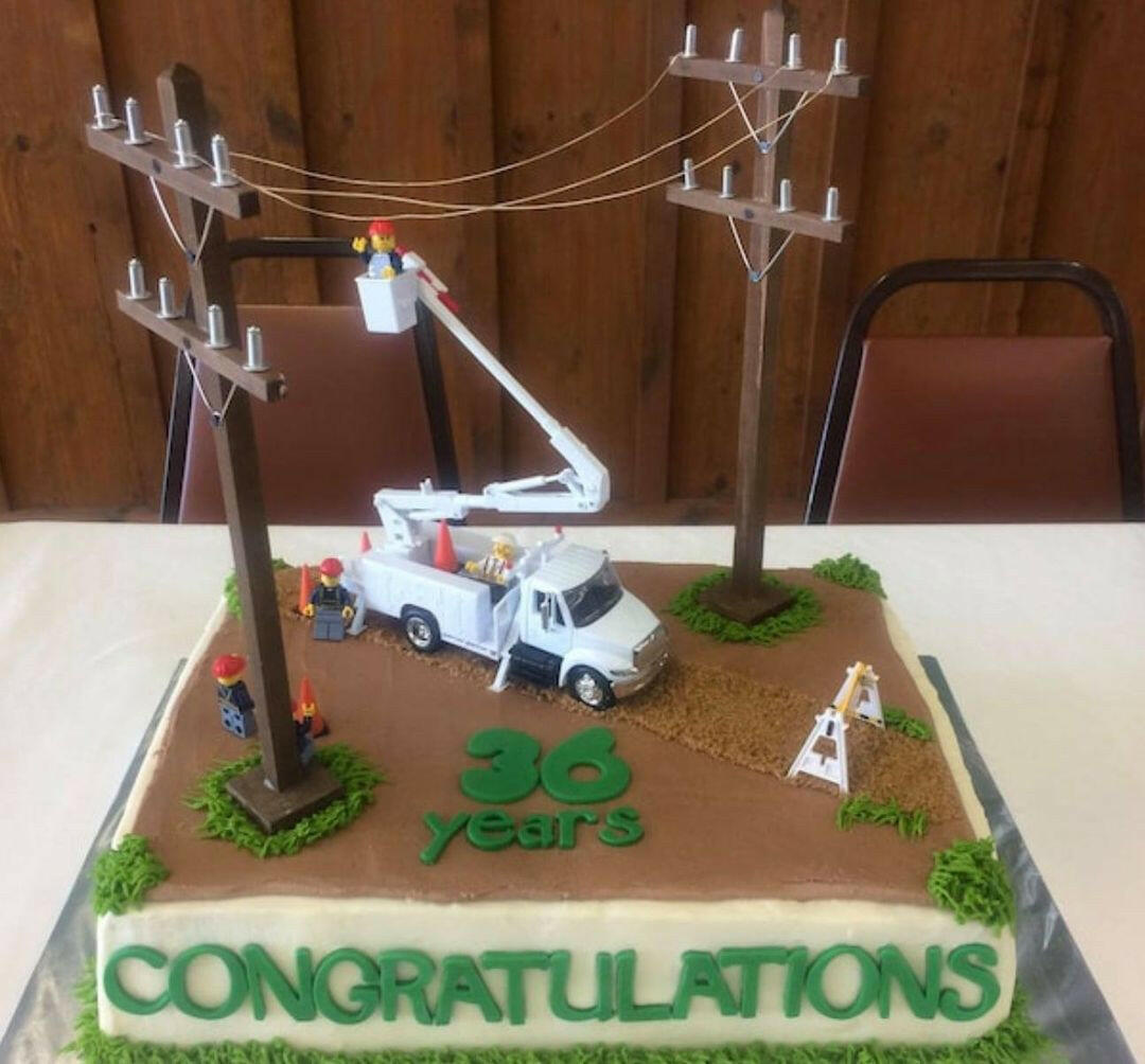 Lineman Cake Topper