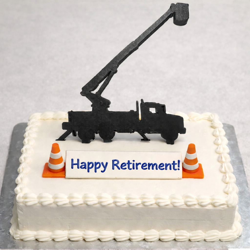Bucket Truck Cake Topper – Lineman Edition