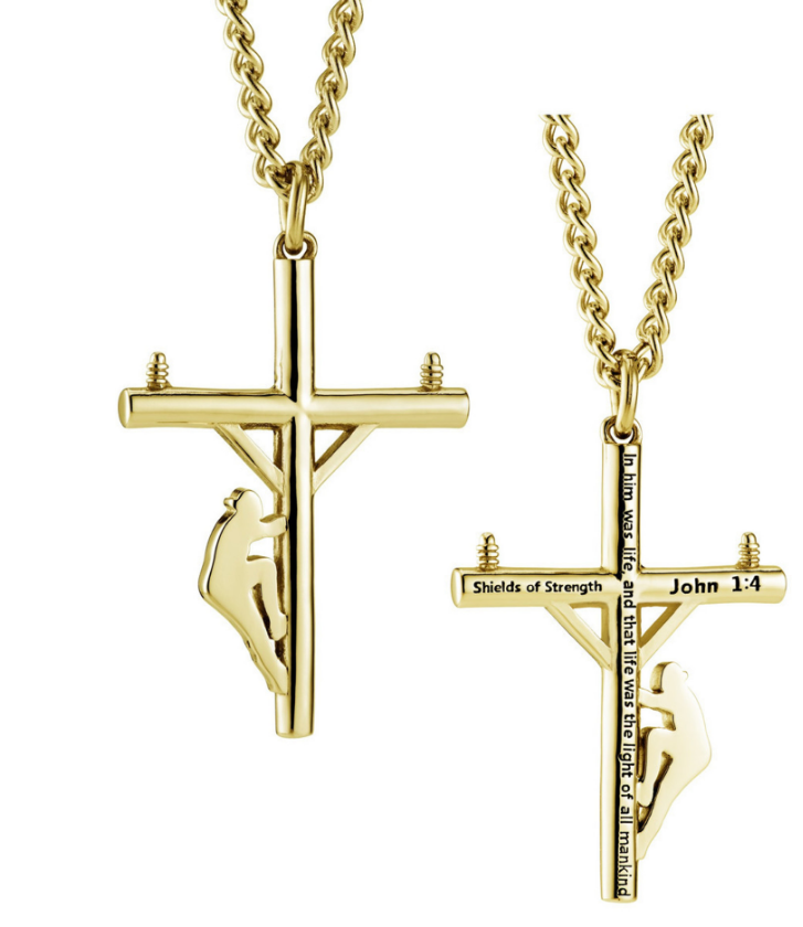 Men's Stainless Steel Jesus Christ Crucifix Cross Pendant Necklace Yellow Black Men's Stainless Steel Jesus Christ Crucifix Cross Pendant Necklace Yellow Black