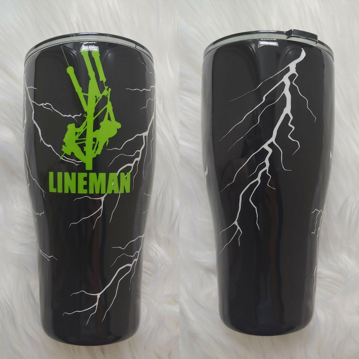 Lineman Glow In Dark Tumbler