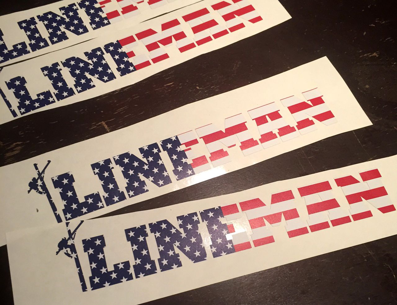 American Lineman Sticker