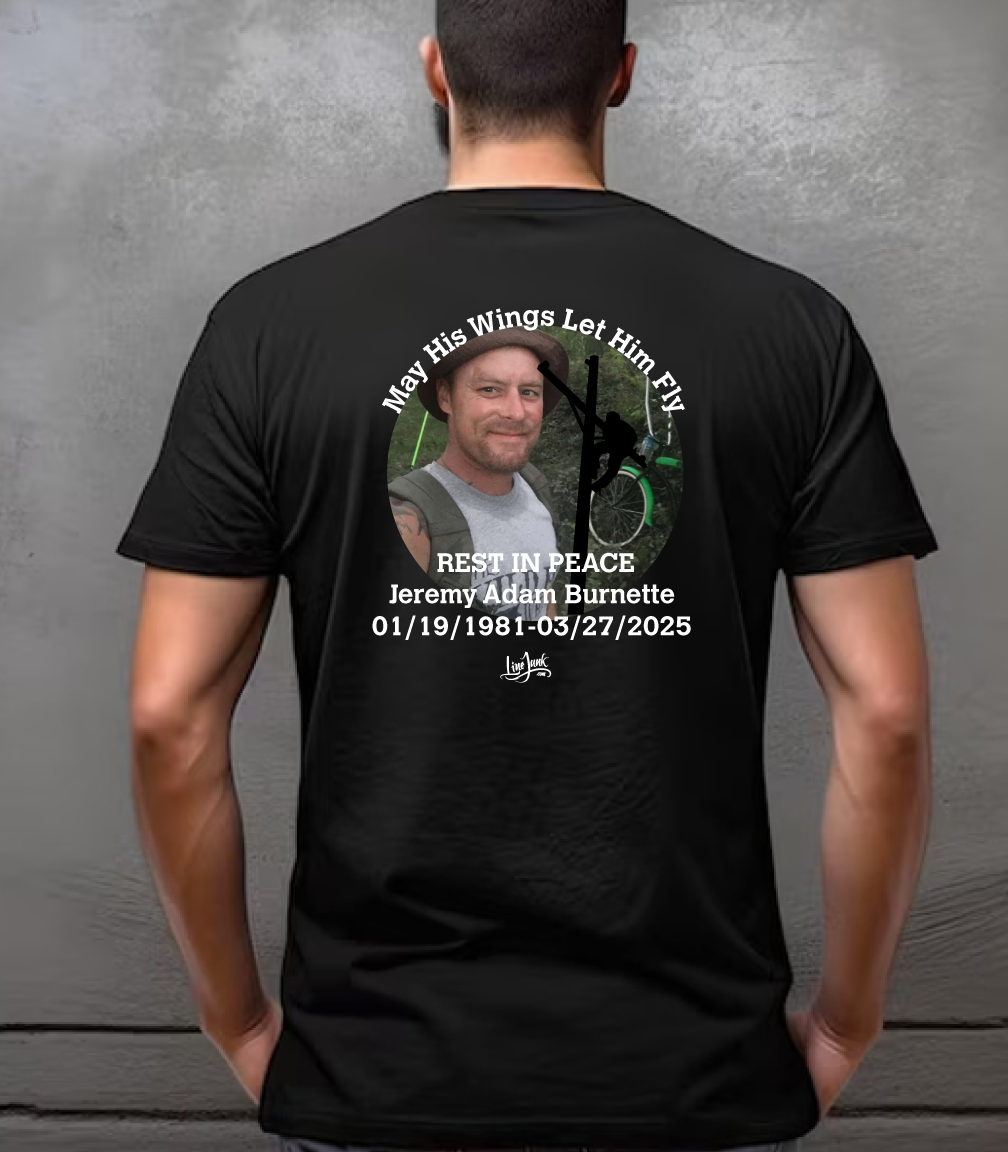 Jeremy Adam Burnette. Fundraiser Shirt
