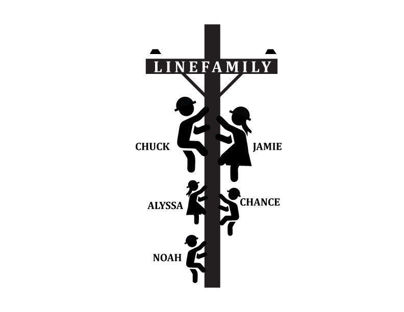Linefamily Sticker