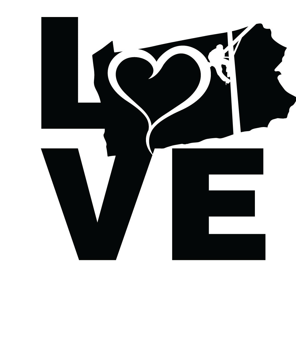 Love State Sticker