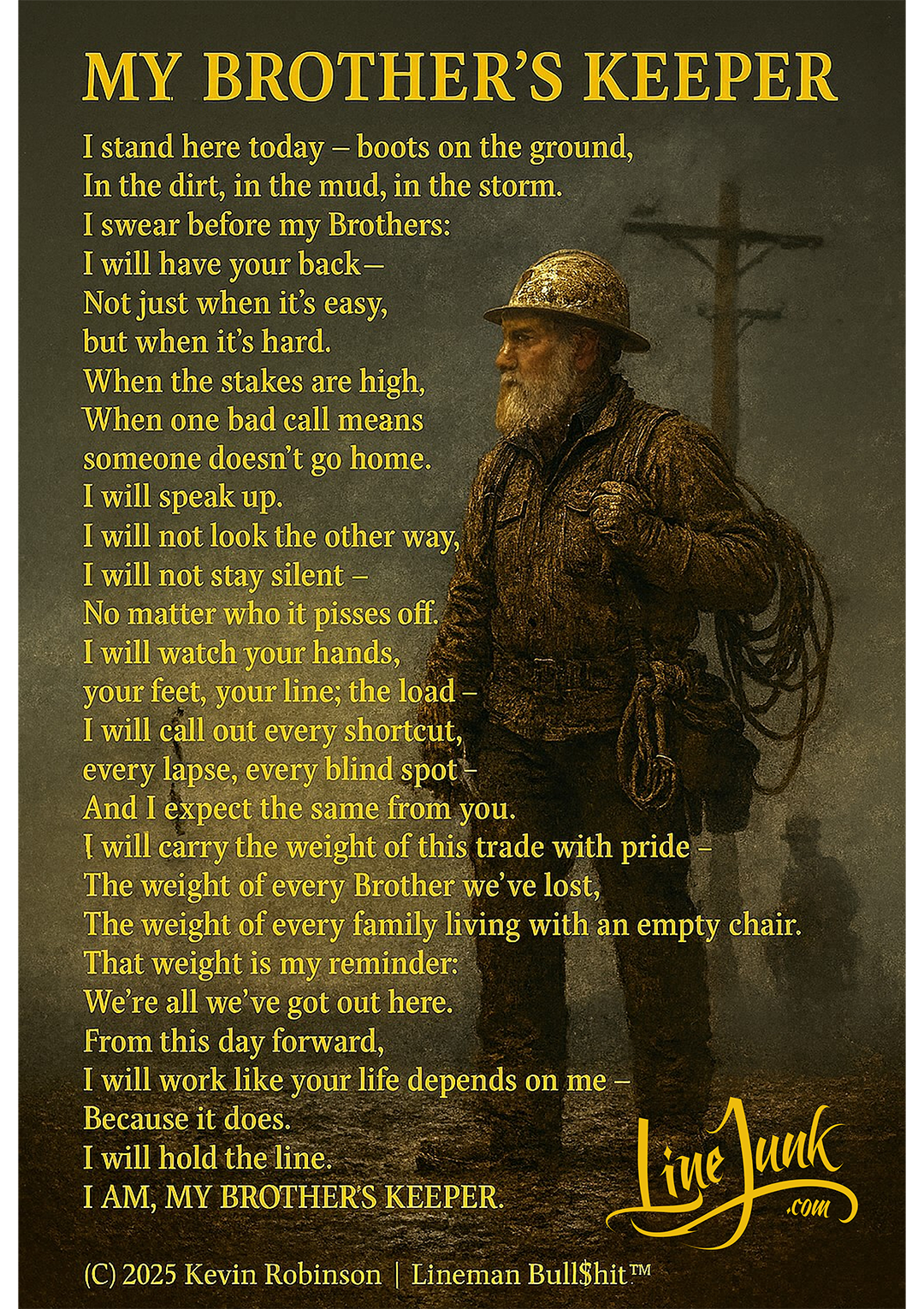 Lineman Bullshit Oath 121
