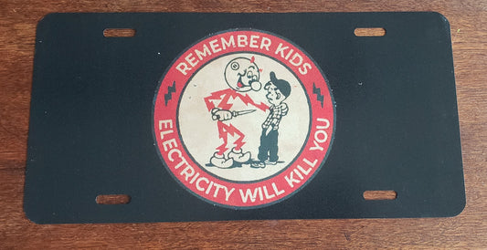 Remember Kids License Plate
