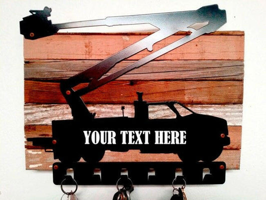 Bucket Truck Name Keyholder