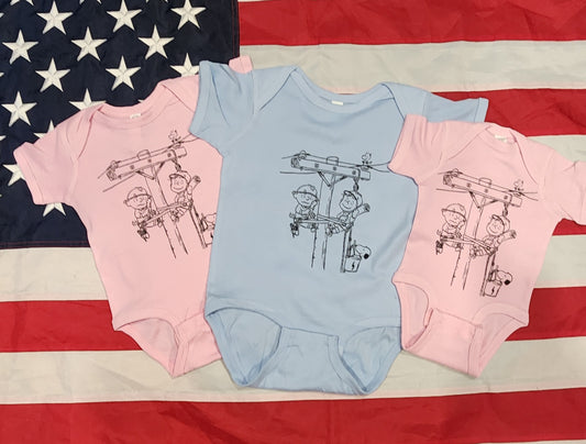 Snoopy Lineman Onesie