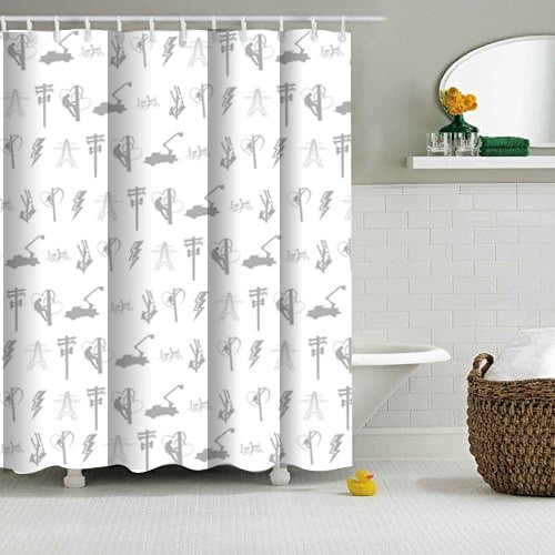 Lineman Shower Curtain