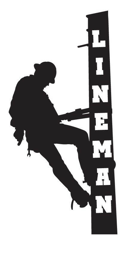 Large Lineman Sticker